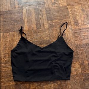 Rhinestone open back top